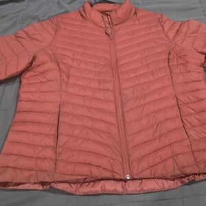 Old Navy Women's Puffer Jacket - Rust